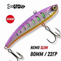 Виб ECOPRO Nemo Slim 80mm 22g 008-Night Seamark