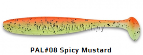 Приманка силиконовая KEITECH Easy Shiner 4" PAL#08 (Spicy Mustard)